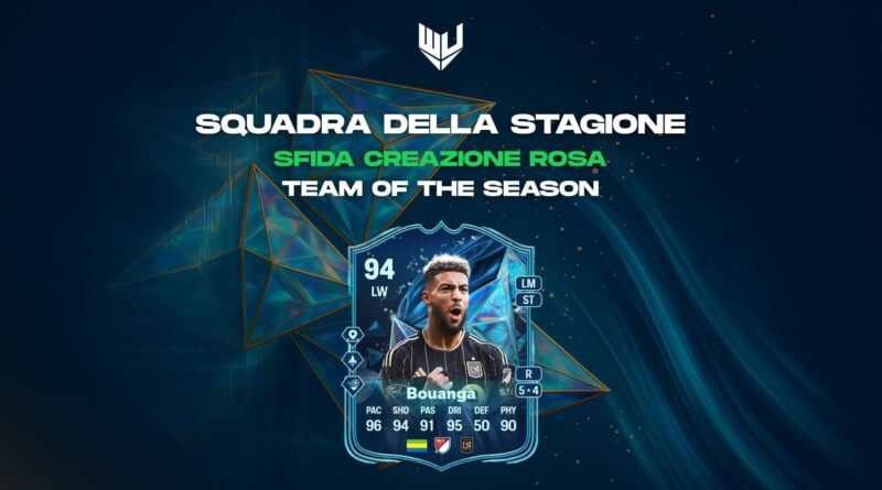 FC 25 TOTS: Bouanga Squadra della Stagione SBC