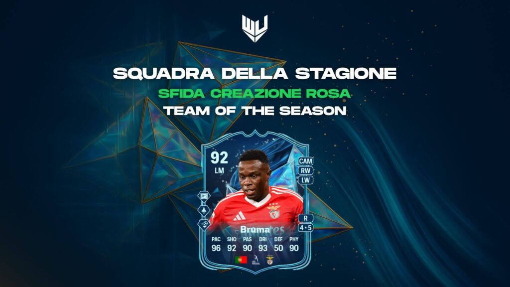 FC 25 TOTS: Bruma Squadra della Stagione SBC