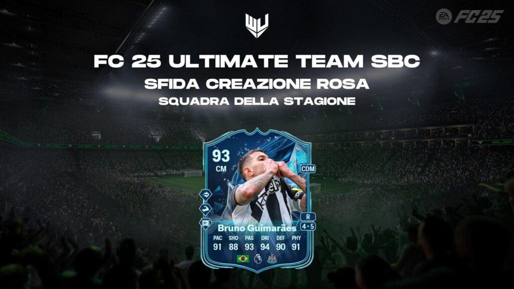 FC 25: Bruno Guimaraes TOTS SBC