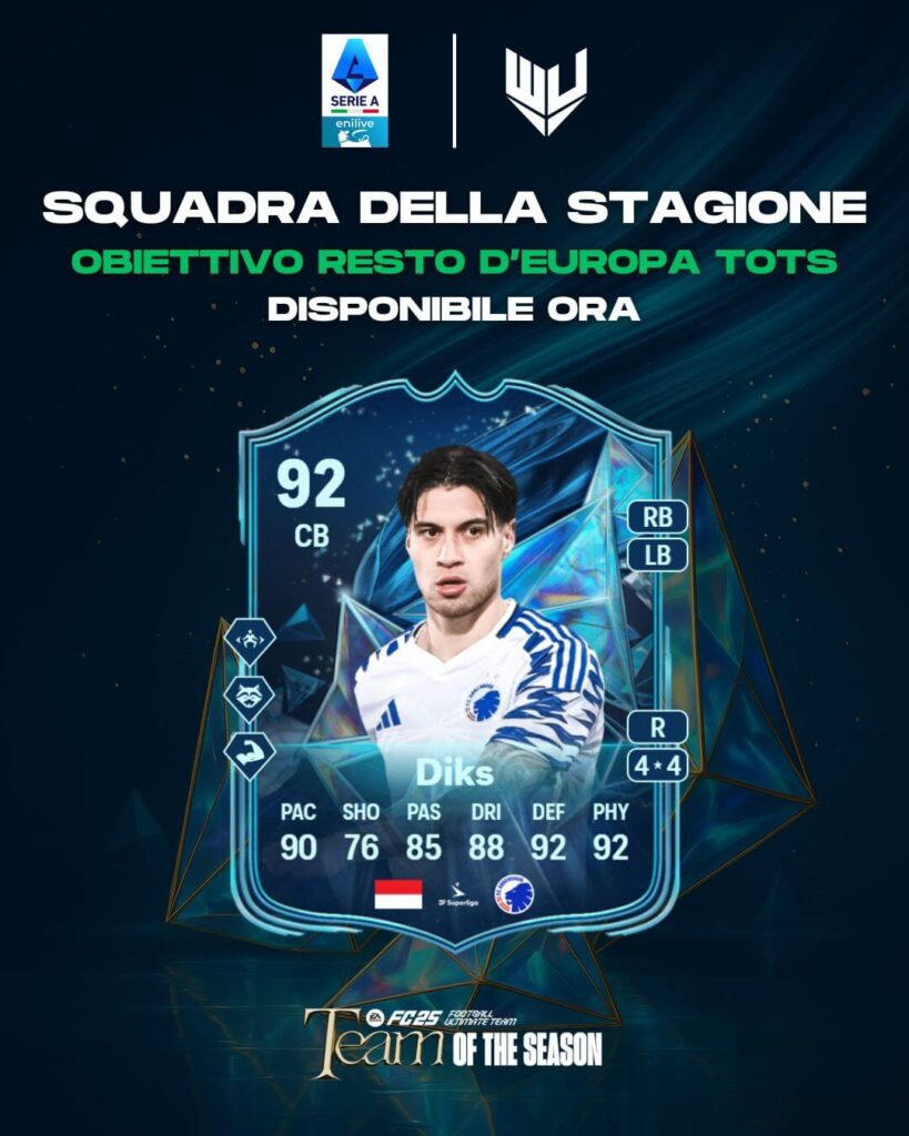 FC 25: Diks TOTS obiettivo