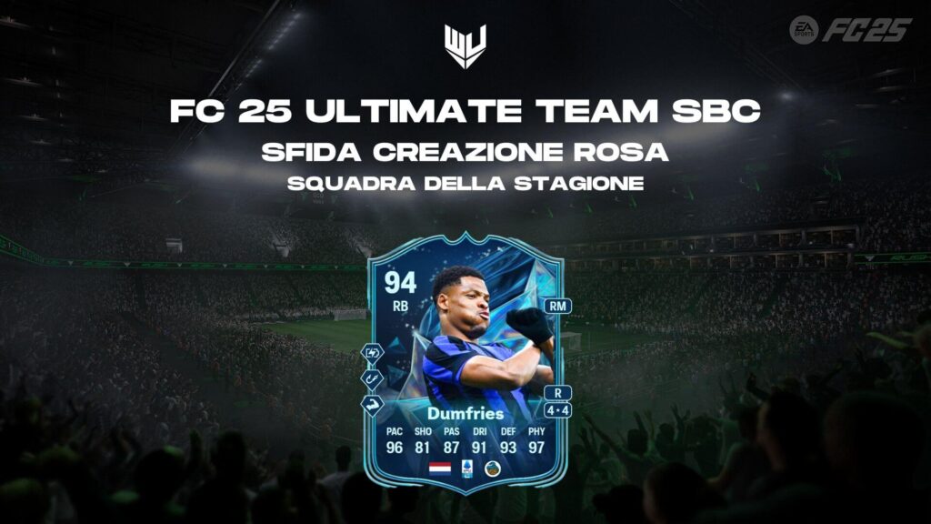 FC 25 TOTS: Dumfries Squadra della Stagione SBC