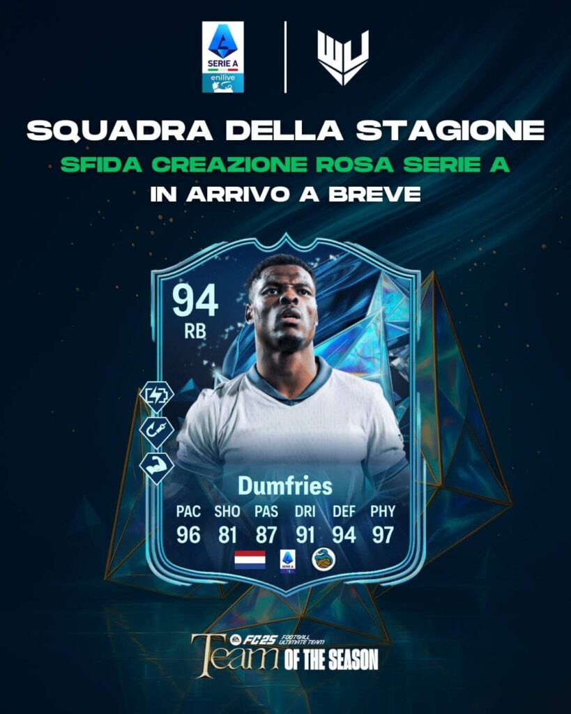 FC 25: Dumfries Squadra della Stagione SBC in arrivo