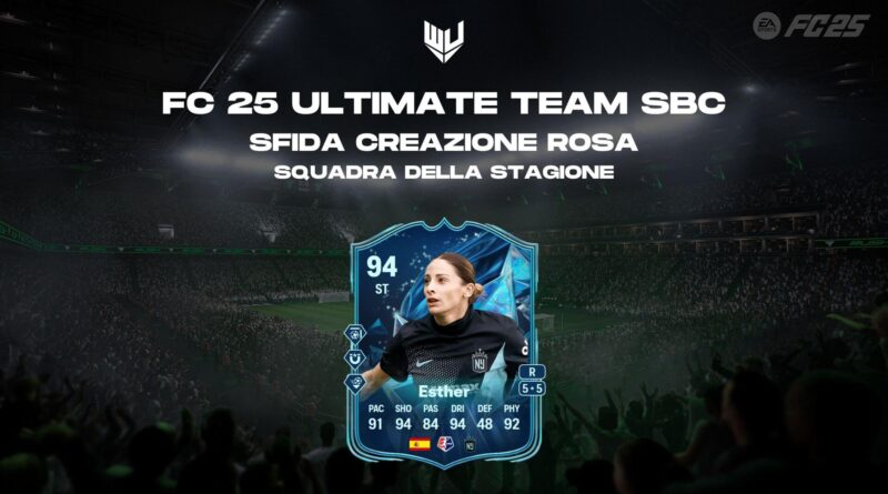 FC 25: Esther Gonzalez TOTS SBC