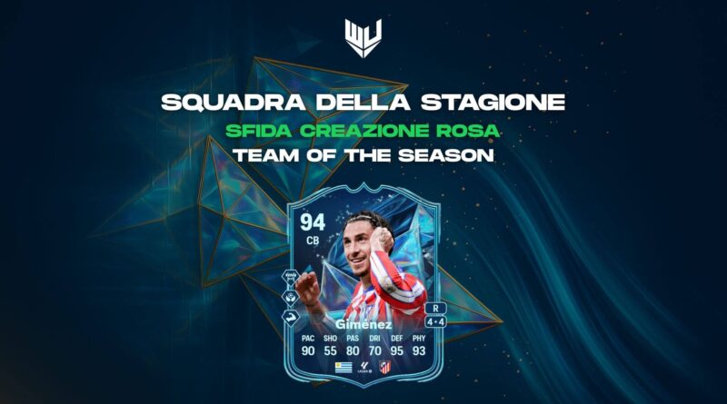 FC 25 TOTS: José Maria Gimenez Squadra della Stagione SBC
