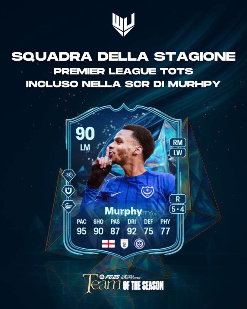 FC 25: Josh Murphy TOTS SBC