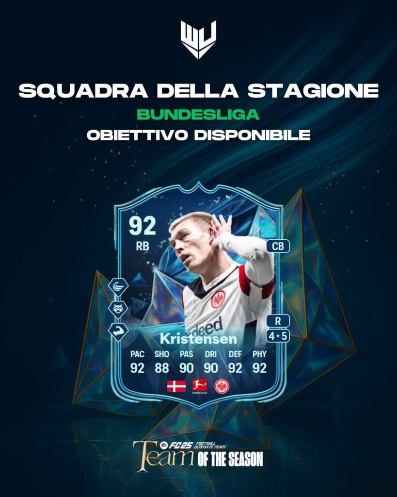 FC 25: Kristensen TOTS Bundesliga obiettivo