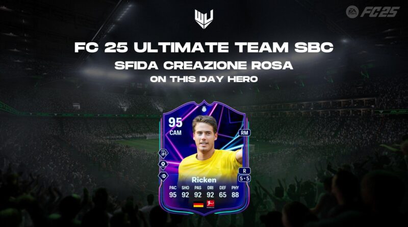 FC 25: Lars Ricken On this Day Hero SBC