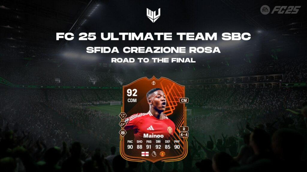 FC 25 RTTF: Mainoo Road to the Final SBC
