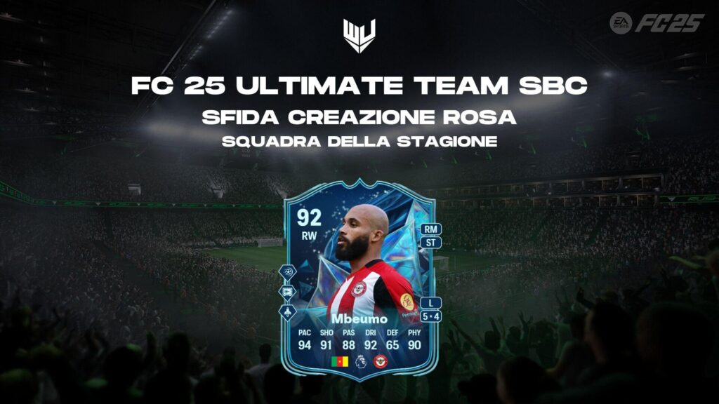 FC 25: Bryan Mbeumo TOTS SBC