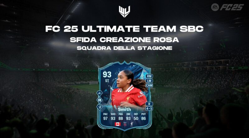 FC 25: Olivia Smith TOTS SBC