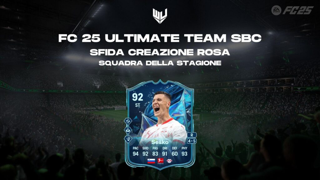 FC 25: Benjamin Sesko TOTS SBC