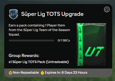 FC 25: Super Lig TOTS upgrade SBC