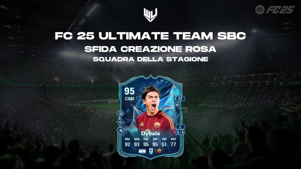 FC 25 TOTS: Paulo Dybala Squadra della Stagione SBC