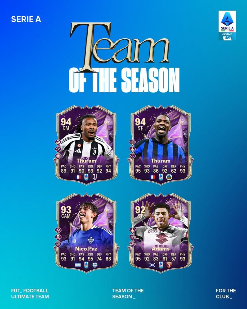 FC 25: TOTS Highlights Serie A ufficiali