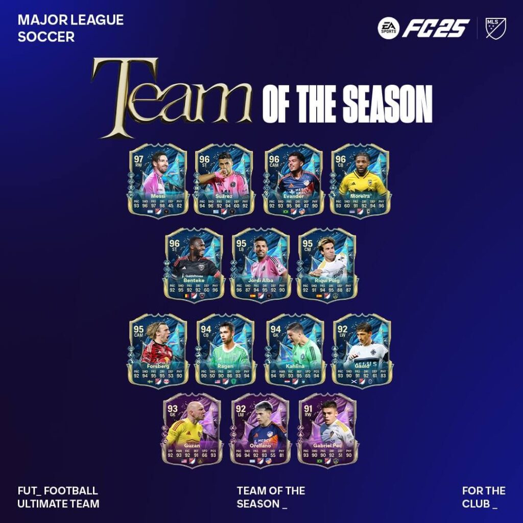 FC 25 TOTS: Squadra della Stagione MLS