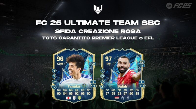FC 25: Premier League o EFL TOTS SBC
