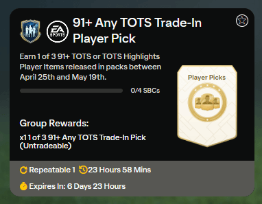 FC 25 TOTS Serie A: SCR scambio TOTS 91+