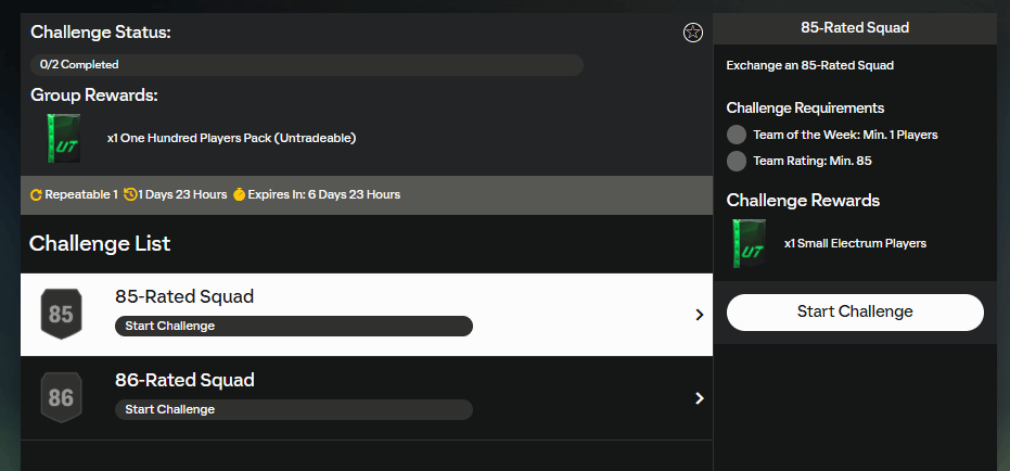 FC 25 TOTS: requisiti SCR aggiornamento 100 giocatori