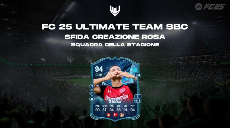 FC 25: Xhaka TOTS SBC