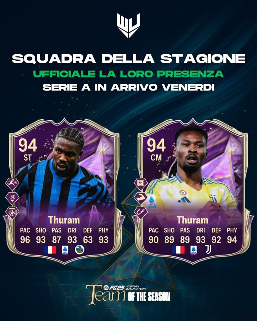 FC 25: fratelli Thuram TOTS Highlights cards prediction