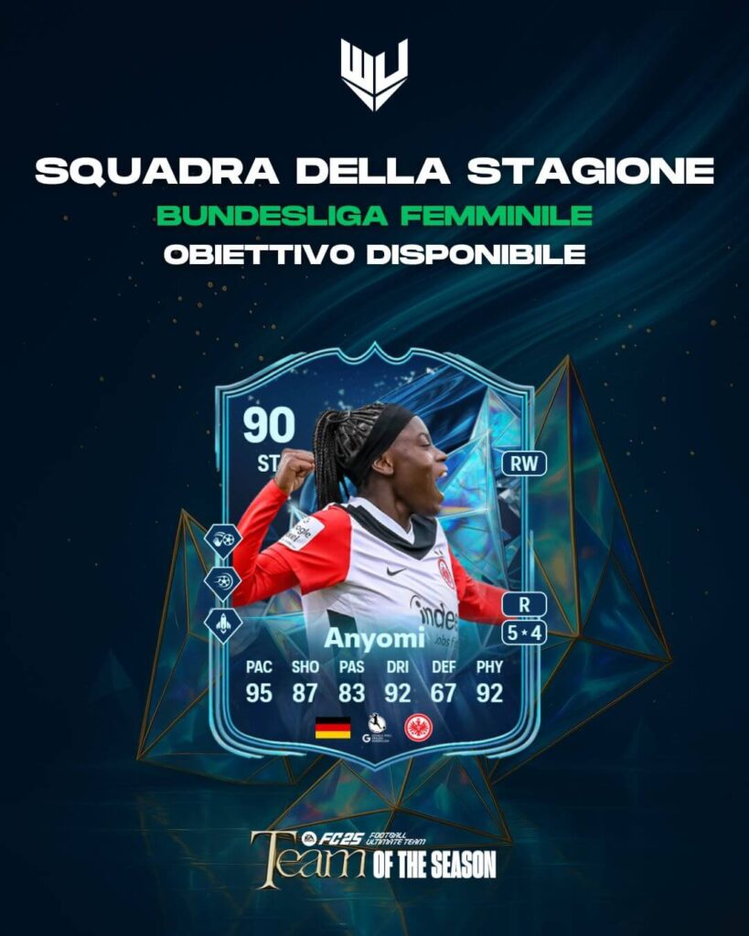 FC 25 TOTS: obiettivo Anyomi Squadra della Stagione