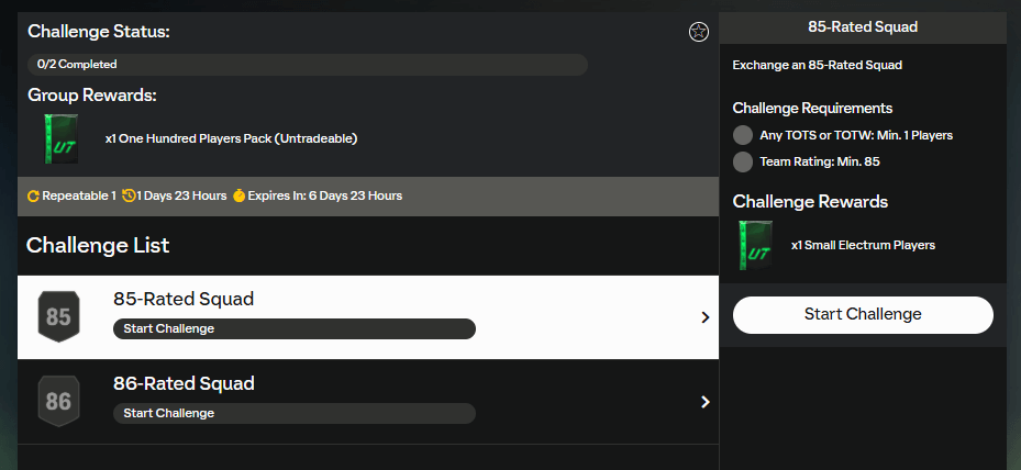 FC 25 TOTS: requisiti SCR aggiornamento 100 giocatori