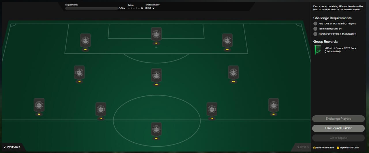 FC 25: requisiti SCR TOTS Resto d'Europa garantito