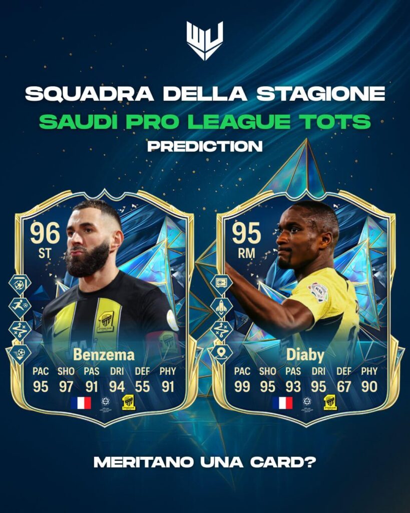 FC 25 TOTS: Benzema e Diaby Squadra della Stagione prediction