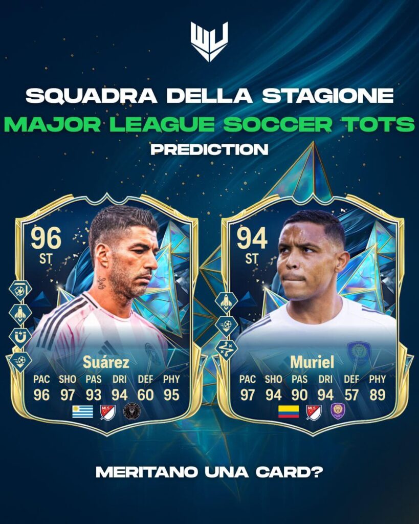 FC 25 TOTS: Suarez e Muriel Squadra della Stagione prediction