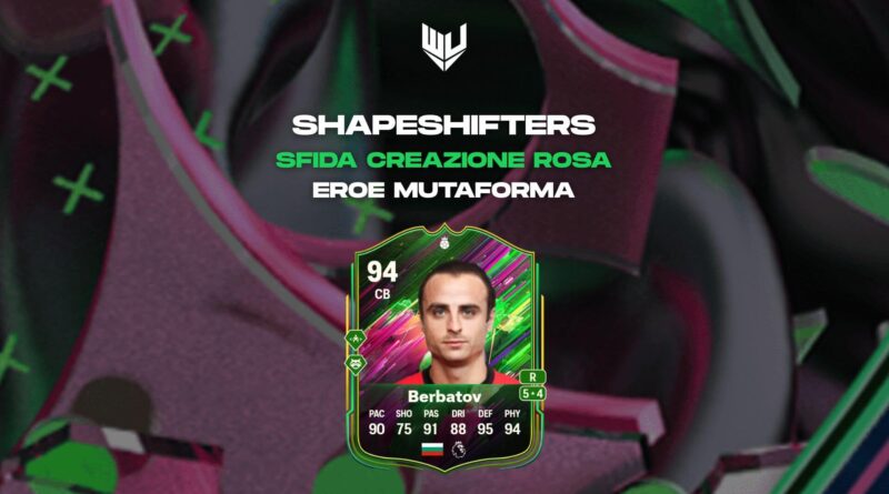 FC 25: Berbatov Eroe Mutaforma SBC