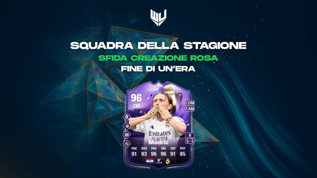 FC 25 TOTS: Modric Fine di un'Era SBC