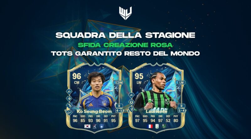 FC 25 TOTS: Resto del Mondo Squadra della Stagione SBC