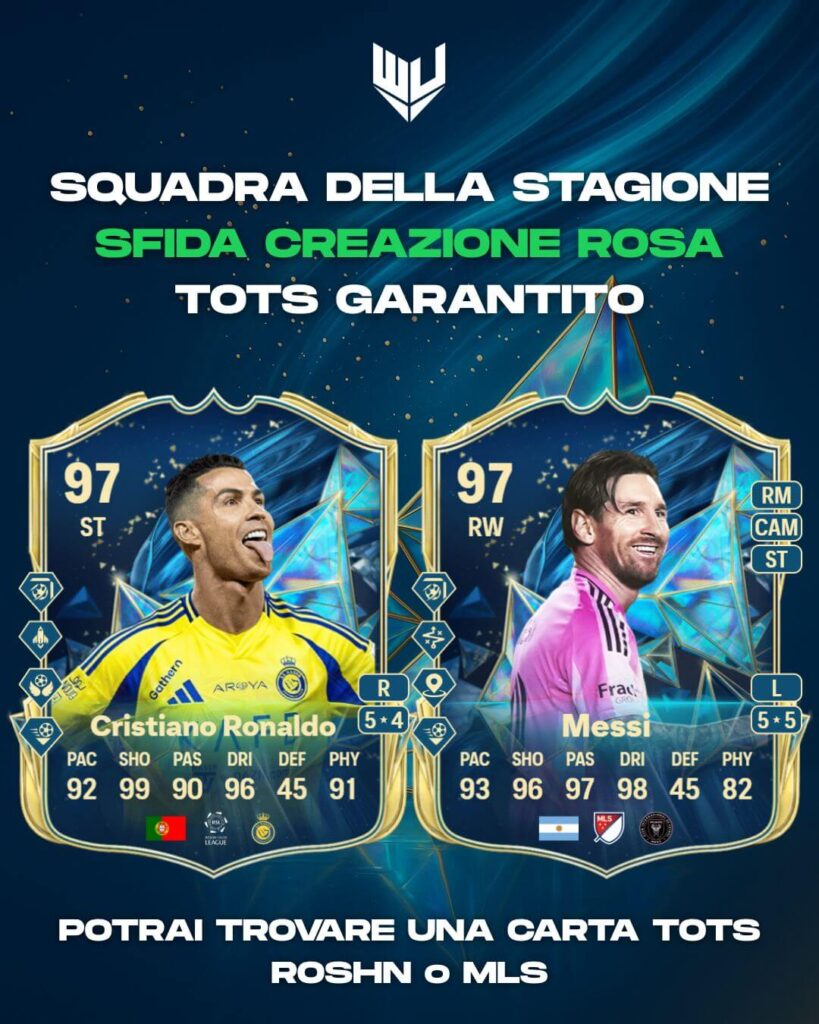 FC 25: SCR TOTS saudita o statunitense garantito