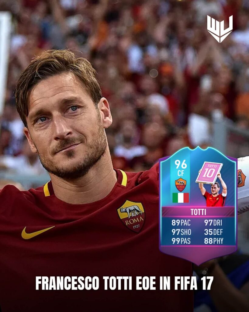 Francesco Totti End of Era card in FIFA 17