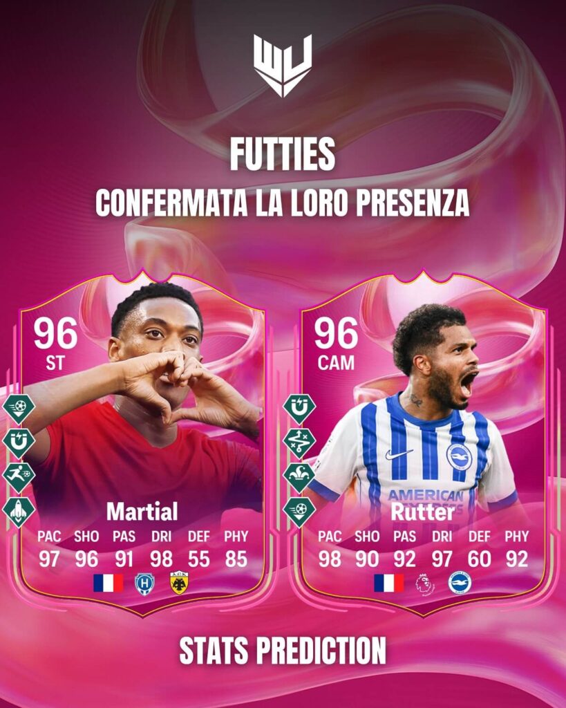 FC 25: Martial e Rutter Futties cards