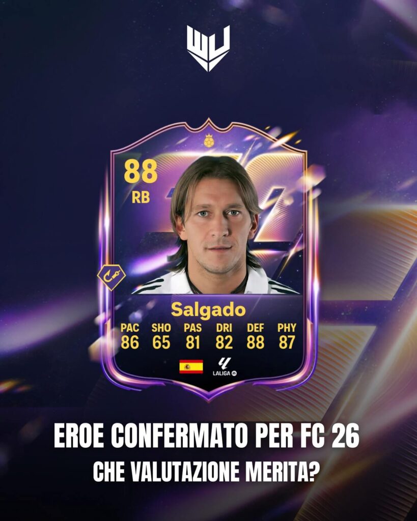 FC 26: Michel Salgado Eroe card