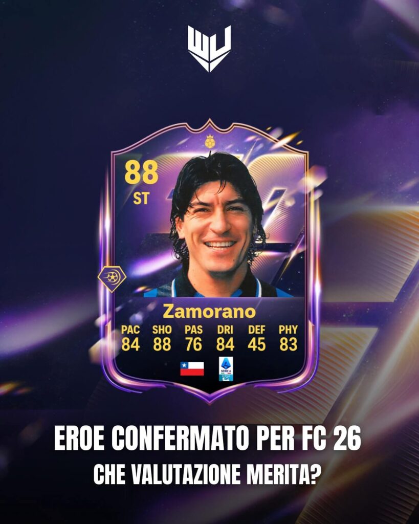 FC 26: Ivan Zamorano Eroe card
