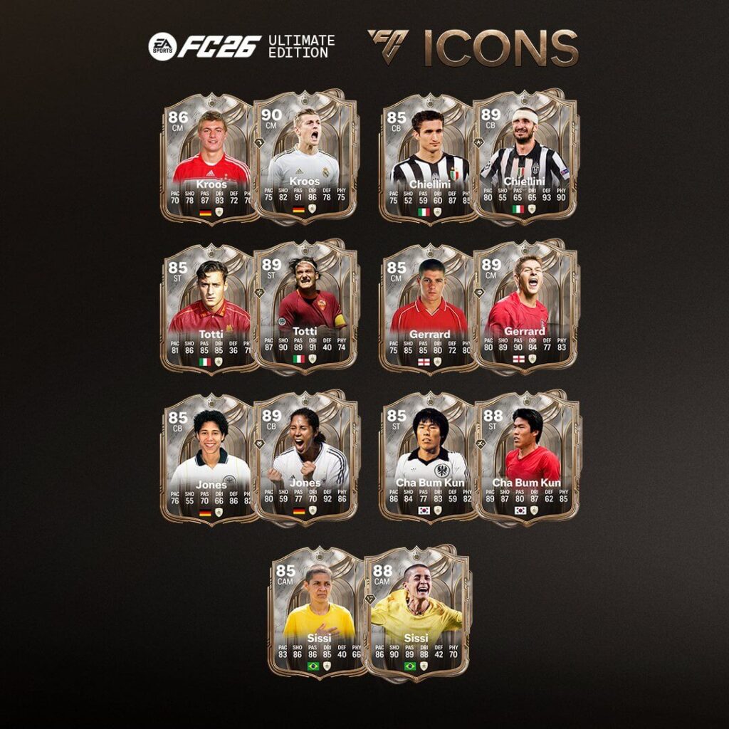 FC 26: Icone debutto preorder pack