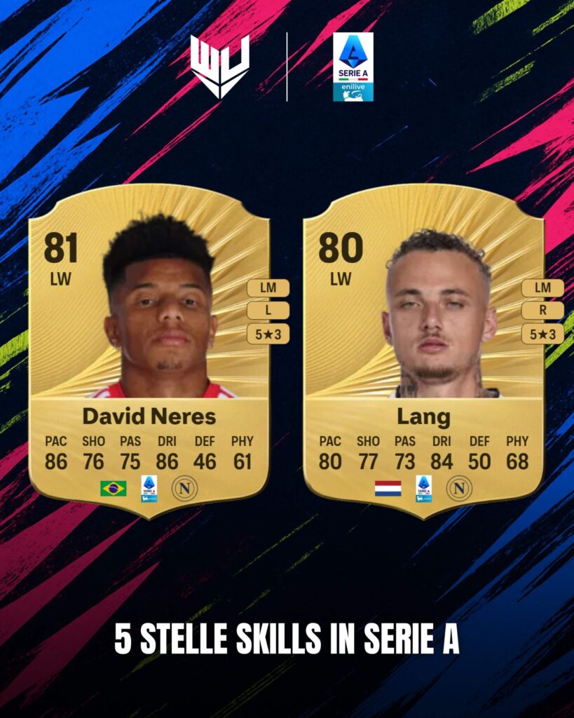 FC 26: 5 stelle skills in Serie A del Napoli