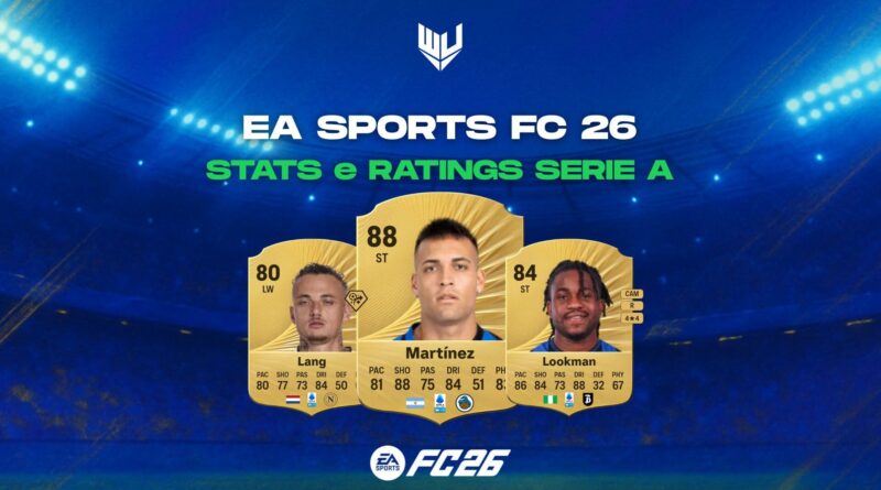 FC 26: stats e ratings Serie A