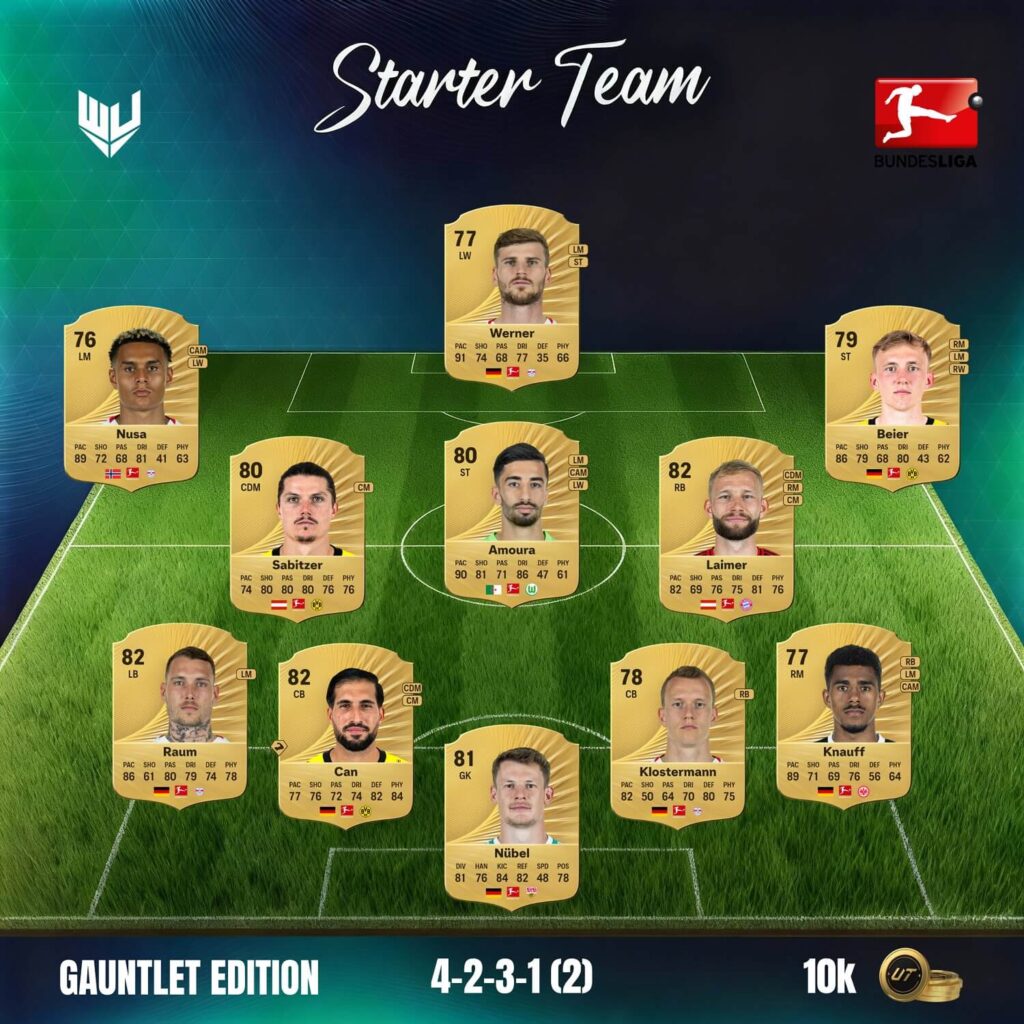 Starter Team Bundesliga da 10k