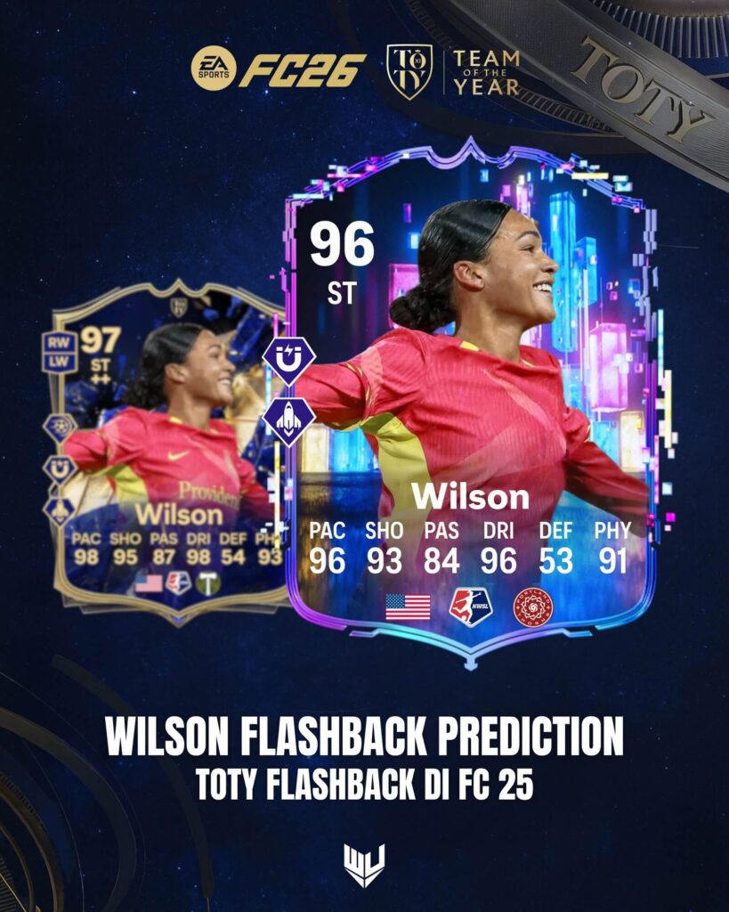 Wilson TOTY Flashback prediction FC 26