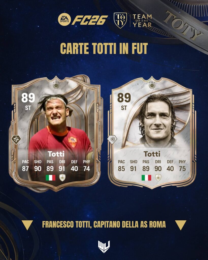 Carte Francesco Totti in FUT