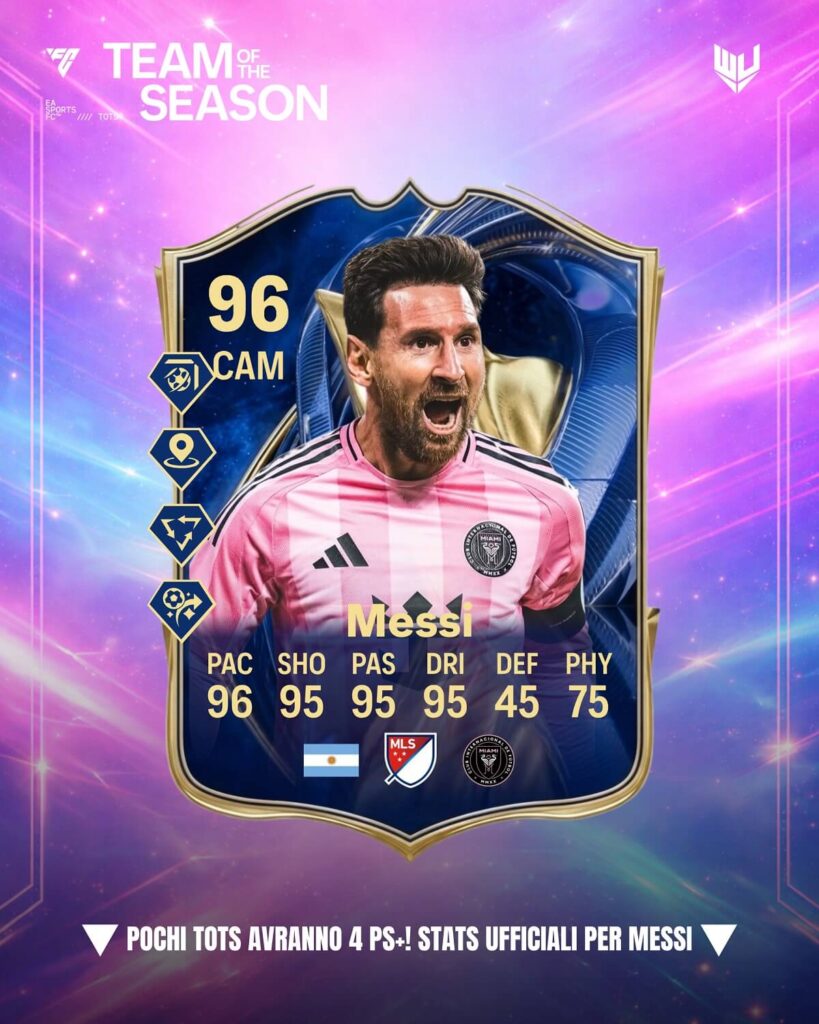 Leo Messi TOTS FC 26 card