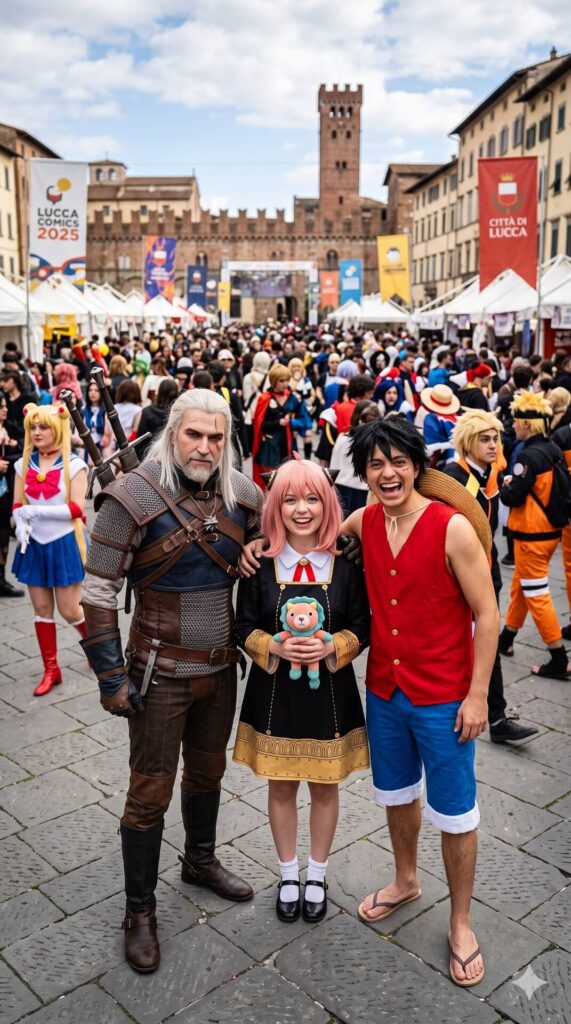 Cosplayer al Lucca Comics 2025