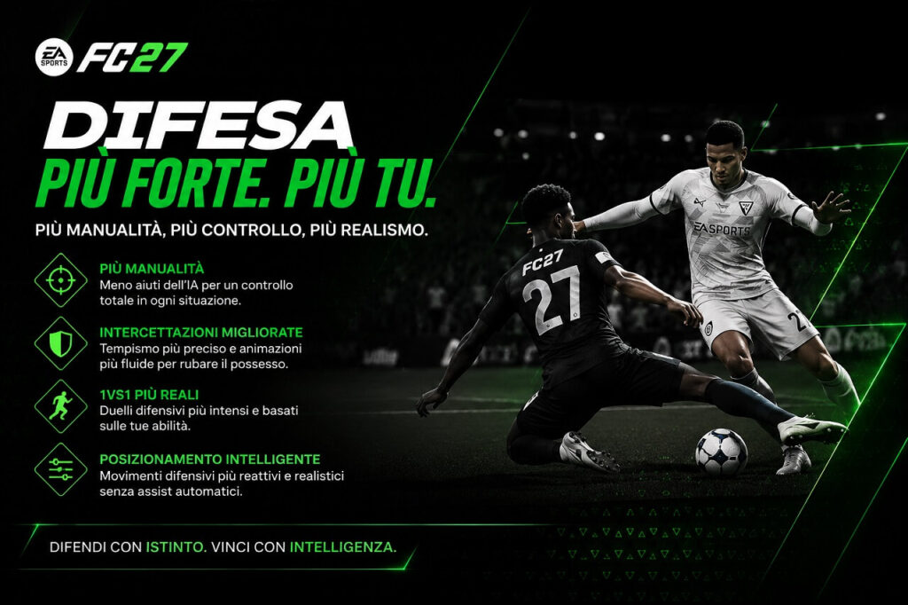 Come cambia la difesa manuale in FC 27