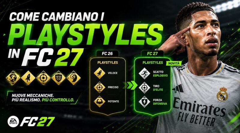 Come cambiano i PlayStyles in EA FC 27
