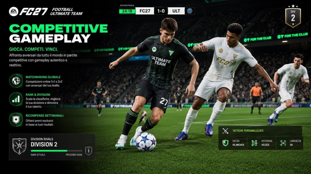 Gameplay competitivo di FC 27