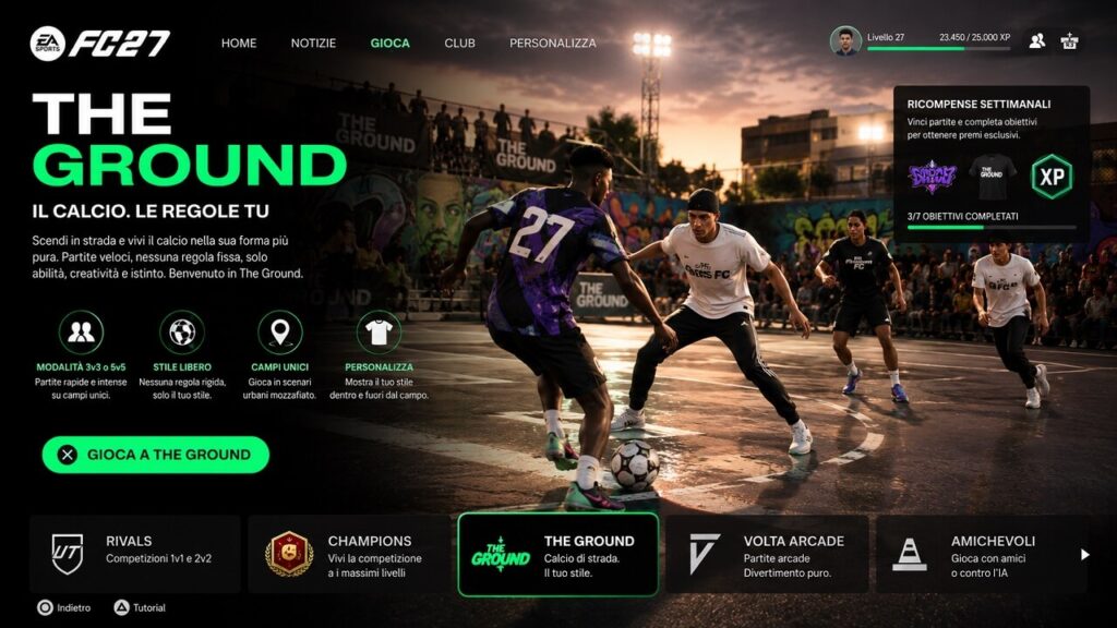 The Ground gameplay su FC 27