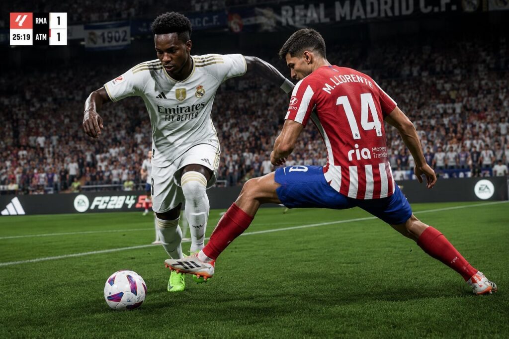 Real Vs Atletico Madrid su FC 27